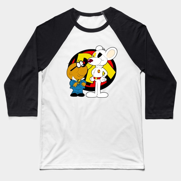Danger Mouse Baseball T-Shirt by Pop Fan Shop